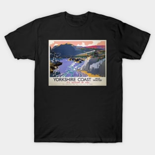 Travel - Yorkshire Coast by Rail Advertising T-Shirt